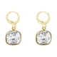 thumbnail image 1 of Arete para Mujer con Cristal Fino Swarovski en Forma de Cuadrado – Bañado en Oro 14k– Arete Elegante y Brillante, Aretes de Mujer de Moda– Joyería para Mujer de Moda– Regalo especial Ortiz Espinosa Temporada, 1 of 5