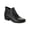 Black Smooth, variant on Womens Adelinee Faux Suede Almond Toe Ankle Boots