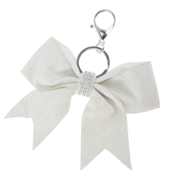 Vocoste 1 Pc Fashion Leather Bow Handbag Charm Bag Accessories White