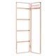 thumbnail image 4 of Organizador de pendientes de hierro, vitrina de almacenamiento, expositor de pendientes rosa dorada l, 4 of 7