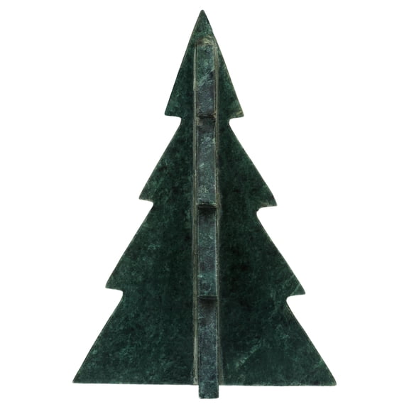 Marble Tree Christmas Decoration, Green, 8.5", by Holiday Time