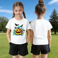 thumbnail image 3 of Abcomgle Halloween Shirts for Girls Size 10-12 Spooky Colorful Flame Pumpkin Bat Tshirts for Girls Crewneck Short Sleeve Tee Shirts for Girls Fall Funny Holiday Tee Top Girls, 3 of 8