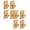 Z-E 2PCS, variant on kjfeif 4 Pcs Wood Wall Hooks, Adhesive Mounted & Wall Mounted Rustic Decorative Entryway Hooks, Mid Century Modern Natural Wooden Pegs for Hanging Coat Clothes Hat Bag Purse and towel
