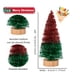 thumbnail image 2 of Mini árboles de Navidad artificiales con base de madera, decoraciones navideñas para interiores, 2 of 5