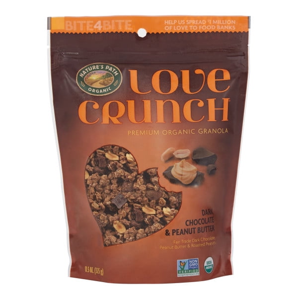 Love Crunch Organic Granola, Dark Chocolate and Peanut Butter, 11.5 oz