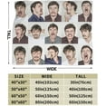 thumbnail image 2 of Pedro Pascal Blanket, Funny Aesthetics Graphic Throw, Comfy All Season Blankets Flannel Warm Air Conditioning Blanket for Bed Living Room Bedroom 50"X40", 2 of 6