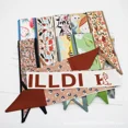 thumbnail image 3 of Bufanda de seda larga versátil, pajarita con estampado de letras, diadema floral, correa para bolso, pañuelo pequeño, accesorio, regalo de moda, 3 of 5