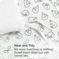 thumbnail image 4 of Bare Home Flannel Duvet Cover Set - 100% Flannel Cotton - Double Brushed - Full/Queen, Feelin' Foxy, 4 of 5
