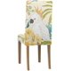 thumbnail image 4 of ABPHQTO Funda protectora para silla elástica de loro con hojas florales, funda protectora para asiento para comedor, Hotel, boda, fiesta, juego de 6, 4 of 4