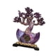 thumbnail image 4 of Estatua de árbol del dinero, figura decorativa, decoración creativa de Feng Shui, adorno de mesa. Púrpura, 4 of 9