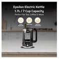 thumbnail image 2 of 1.7L Glass Electric Kettle – Hot Water Tea Kettle with LED Light, Stainless Steel & Borosilicate Glass, Auto Shut-Off, BPA-Free Electric Teapot, 1500W Fast Boil, Cool Touch, 2 of 6