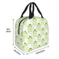 thumbnail image 2 of Pofeuu Frogs and Dragonflies Print Lunch Bag Lunch Box Large Capacity Insulated Lunch Bag for Adult, Leakproof Reusable Lunch Tote Bags for Work, 2 of 5
