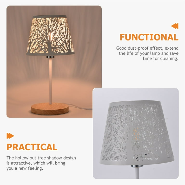 3pcs Metal Lamp Shade Hollow out Tree Shadow Light Shade