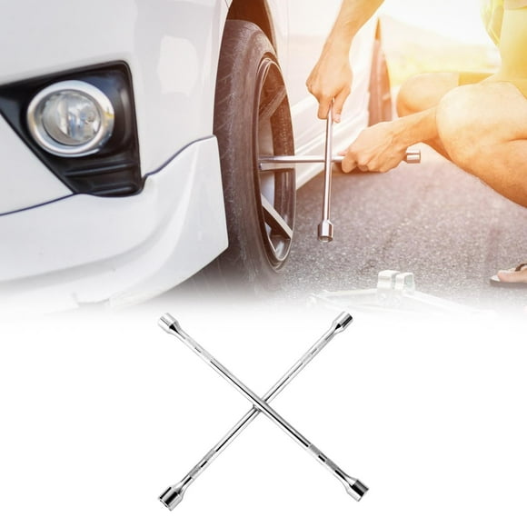 Ximing Cross Socket Wrench Repair Tool Universal Sturdy AntiSlip Handle Accessories Professional Extended Lug Wrench Labor Saving Conventional