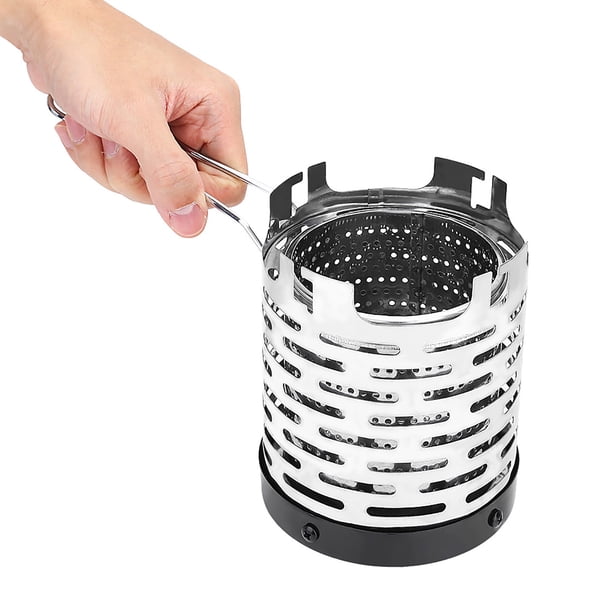 Mini Portátil Plegable Para Exteriores, Cubierta De Estufa De Gas Con Calefacción De Metal, Accesorio Para Acampar Y Senderismo