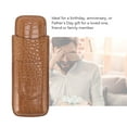 thumbnail image 3 of Travel Cigar Case, Smoothly Edge Routing Leather Comfortable Touch Stylish Crack Resistant Cigar Case  for Car, 3 of 7