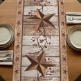 thumbnail image 5 of Table Runners 72 Inches Long Dress Scarves, Vintage Texas Star Wooden Farmhouse Kitchen/Dining Table Runner, Coffee Tablerunners, Farmhouse Berry Country 16x72 Inch, 5 of 9