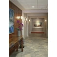 thumbnail image 5 of Progress Lighting Jack Collection 1-Light Outdoor Sconce, Porcelain, Antique Bronze, Etched Umber Flax Glass Shade, 5 of 10