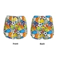 thumbnail image 5 of Picia Various Balls Pattern Women's 2 in 1 Athletic Running Shorts High Waisted Workout Casual Gym Sweat Shorts with Comfy Liner Zipper Pockets-XX-Large, 5 of 9