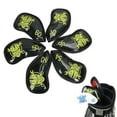 thumbnail image 2 of Almencla 6 Pcs Couvre-Tête de Golf en PU Antidérapant pour Club Anti Vert, 2 of 8