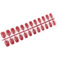 thumbnail image 1 of Seitruly 24 piezas de uñas postizas de ataúd resistentes a los arañazos de bailarina corta coloridas uñas acrílicas artificiales de color sólido DIY Juegos de manicura 34 rojo oscuro Seitruly CE011412-34, 1 of 4
