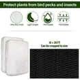 thumbnail image 4 of Garden Netting Kit for Raised Beds, Durable Ultra Fine Garden mesh Netting with 6 Set Fiberglass Garden Hoops, Bird Barrier Protection Net Vegetable Plant Cover Fruit Flowers Row Cover(10 * 39.4FT), 4 of 5