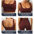 thumbnail image 4 of Conjuntos de entrenamiento para mujer, camiseta sin mangas acanalada de 2 piezas, sin costuras, cintura alta, conjunto de gimnasio, conjuntos cortos de yoga, 4 of 6