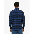 thumbnail image 6 of Chaps Men's and Big Men's Comfort Stretch Flannel Shirt, Sizes S-2XL, 6 of 7