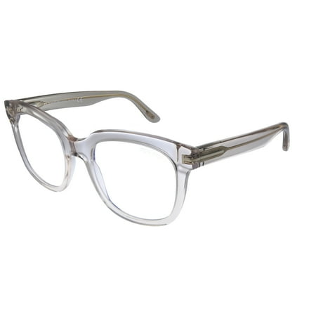 Tom Ford FT 5537-B Plastic Womens Square Eyeglasses Transparent Pink 52mm Adult