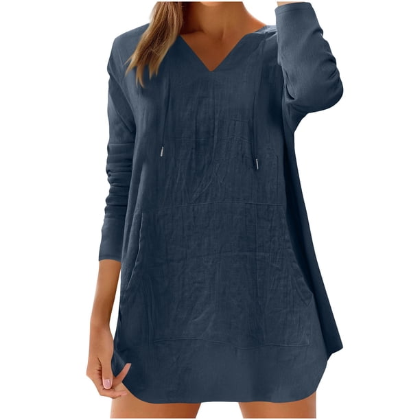 Top de tallas grandes,Camiseta informal de manga corta con cuello redondo para mujer, blusa holgada de mezcla de lino suave, cómoda blusa de verano para usar en casa, sopatenor