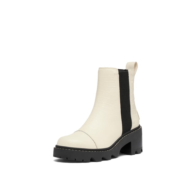 Botas Sorel Joan Now Chelsea Chalk/Black para mujer, talla 12