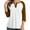 Splice Brown, variant on gakvbuo Plus Size Buttons Down Shirts For Women 3/4 Sleeve Henley Tops Casual Loose Summer Button-Up Shirts V-Neck Pullover Tunics Tops