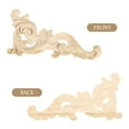 thumbnail image 2 of SHISUYAN 4pcs Wooden Decorative Chips Wood Crafts Carving Slices Crafts (Assorted Color), 2 of 9