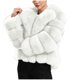 thumbnail image 2 of Puntoco Chaqueta De Invierno De Talla Grande Para Mujer, Cálida, Holgada, Con Cuello Levantado Y Pelo De Felpa, 2 of 5