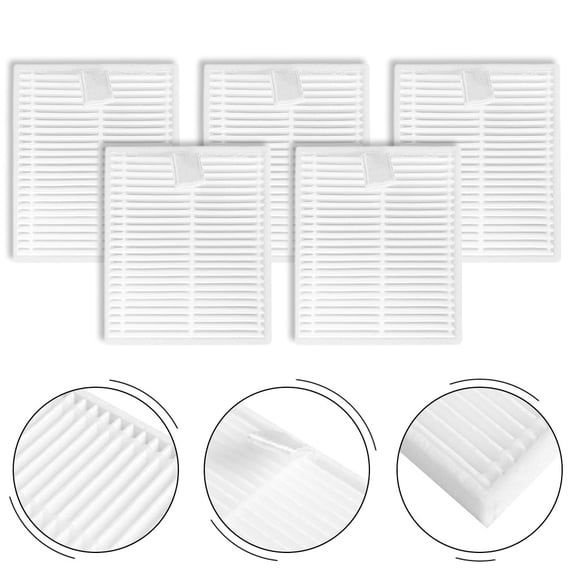 5pcs Replacement Filter Kit for Lubluelu Robot Vacuum Cleaner Accessories