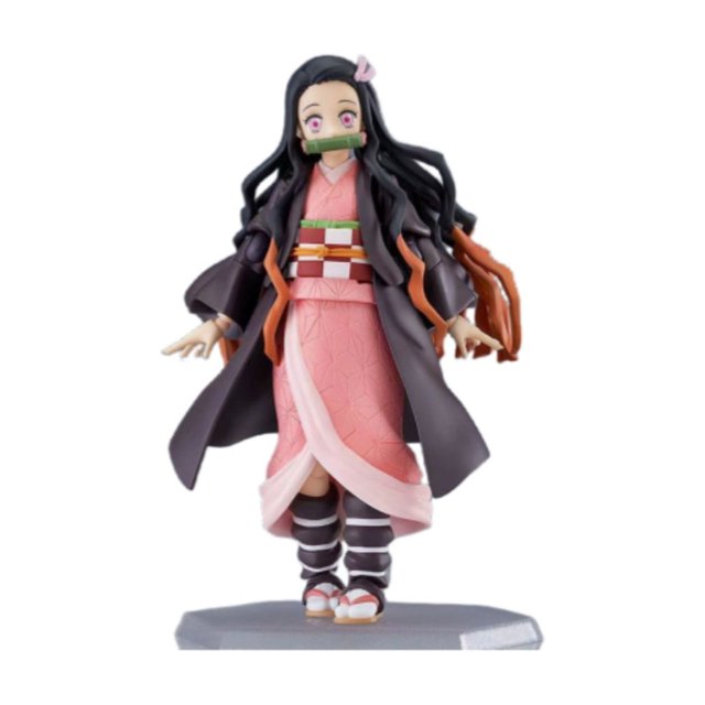 Nezuko Action Figure Interchangeable Face And Poses Exquisite Craftsmanship Showcasing The Charm Of Anime.