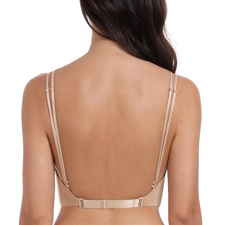 sexy back bra backless dresses Exerin Women's Plunge Underwire Push Up Padded Multiway Low Bras(36A,Beige) Vintage | Dresses | 2ndjunechecks Color:Neon Green