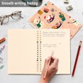 thumbnail image 4 of FORMRS 1-Subject Spiral Notebook 8" x 5" College Ruled 60 Refillable Sheet A5 Hard Cover, 2 Pack, Beige Christmas Snowman, 4 of 7