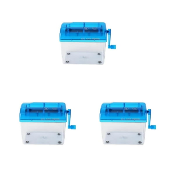 Sidaley Trituradora manual de amplia aplicación portátil y eficiente para documentos en papel Trituradora fácil de manejar azul Type1 NO1