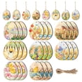 thumbnail image 2 of Easter Style Wooden Egg Pendant Set: A Festive And Timeless Accessory For Spring Celebrations, 2 of 6