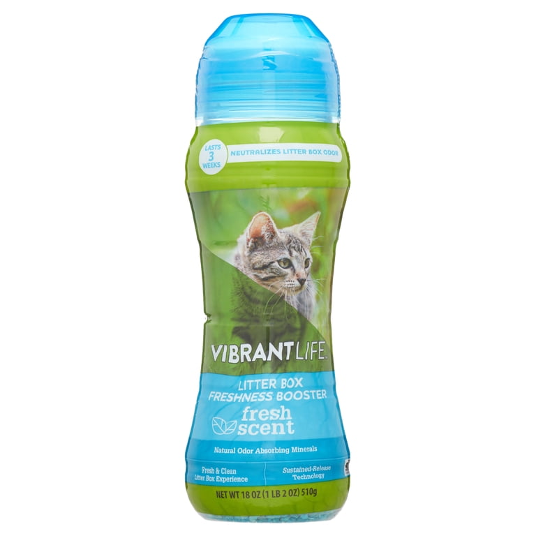 litter box freshness booster Fresh Wave Gel, 7 oz - Cat Odor Eliminator for Home based attracting action Fresh Step Products Fresh Scent