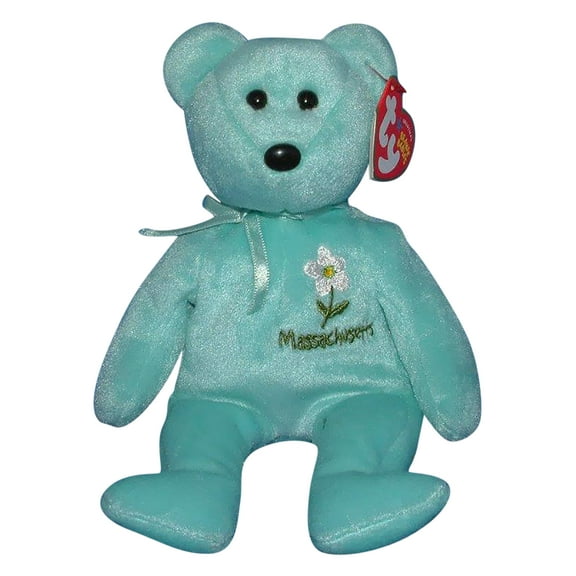 Ty Beanie Baby: Massachusetts Mayflower the Bear | Stuffed Animal | MWMT's
