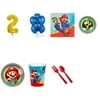 Super Mario Party Supplies Party Pack For 32 With Gold #2 Balloon