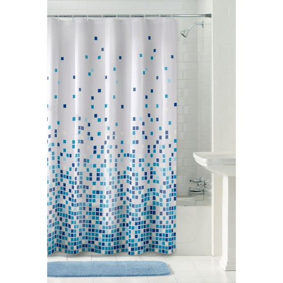 Mainstays Geo Matrix PEVA Shower Curtain or Liner