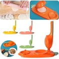 thumbnail image 2 of 2 In 1 Multicolor Dumpling Maker, Plastic Manual Tortilla Dough Presser, Press Mold Maker with Dough Cutter, DIY Kitchen Gadgets for Empanada, Dumpling, Pierogi & Hand Pie, 2 of 5