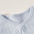 thumbnail image 6 of BLVB Newborn Baby Boy Girl Clothes Cotton Wrap Romper Long Sleeve Coming Home Outfit Infant Jumpsuit(Blue,3-6 Months), 6 of 6