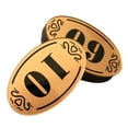 thumbnail image 6 of (Pack of 20) Aspire Acrylic Numbers Sign, Oval Number Tag, Self-Adhesive, 3-1/5" L x 2" W, 6 of 7
