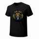 thumbnail image 2 of Brave Lion Anime T-shirt Cartoon T-shirt Black T-shirt Animal Short Sleeve Unisex Tees, 2 of 5