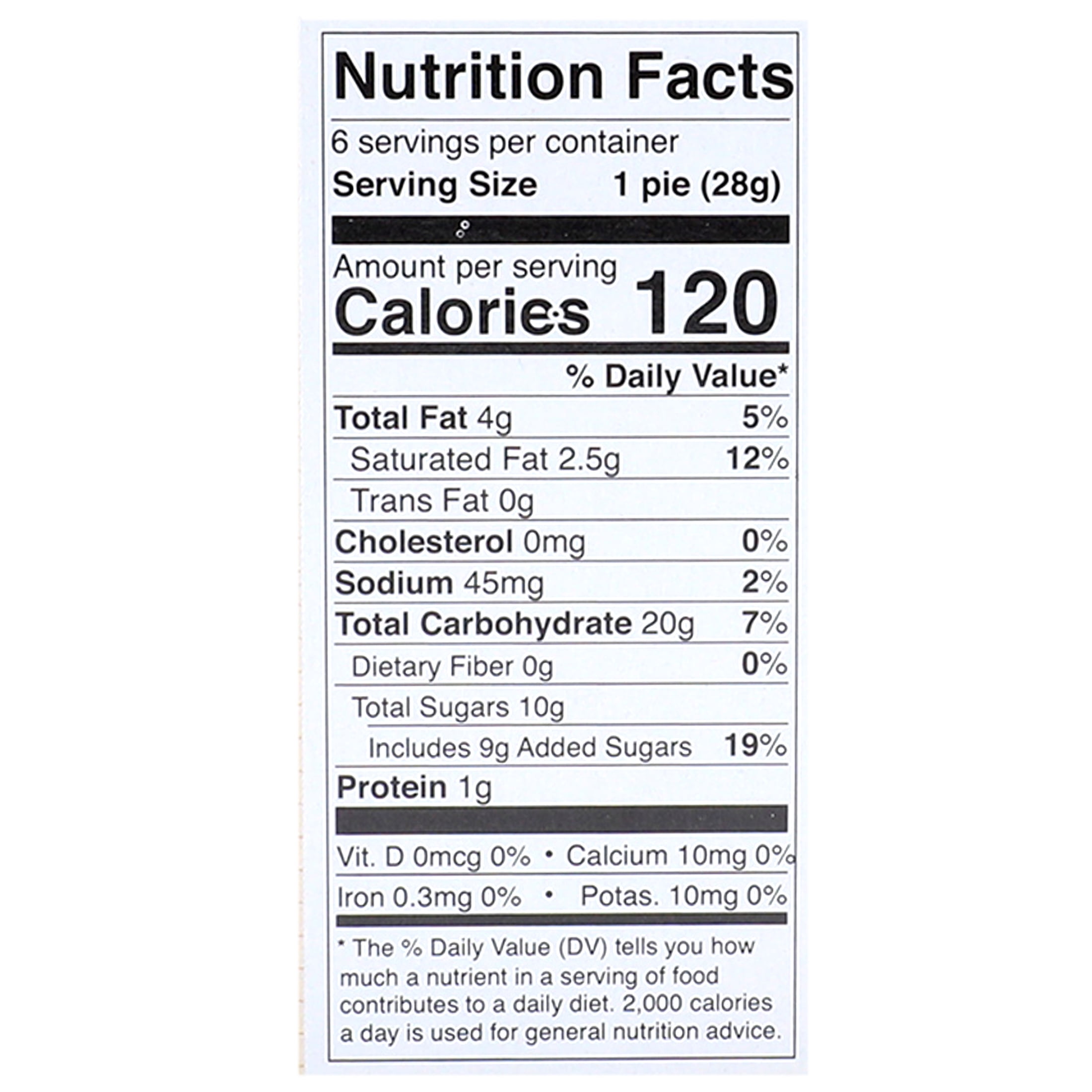 Fiesta Marshmallow Pie, Chocolate 6 Count 6 oz, 120 Calories, Shelf Stable