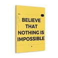 thumbnail image 2 of Inspirational Wall Art Believe That Nothing Is Impossible Matthew 19:26 Motivation Wall Decor for Home Office Gym Inspiring Success Quote Print Ready to Hang Unframed, 2 of 18